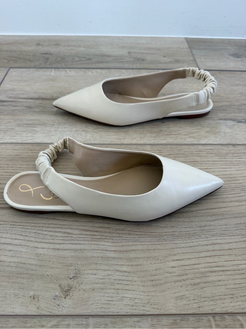 Sam Edelman - Whitney Slingback Flats (ivory leather) - Picture 2 of 5